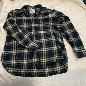 American Eagle Soft Boyfriend Fit Flannel Sz L